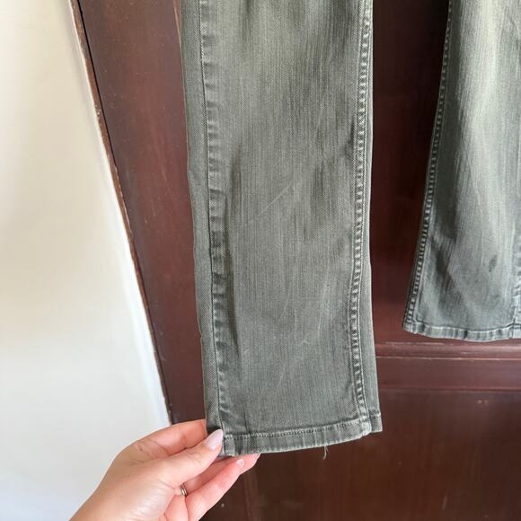 CLOSED denim | Starlet Olive Gray Low Rise Slim Leg Ankle Length Jeans | Size 28 - Picture 5 of 8